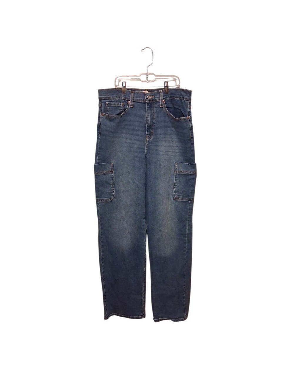 Levis Signature Heritage High Rise Loose Straight Jeans 12 Baggy Cargo Carpenter